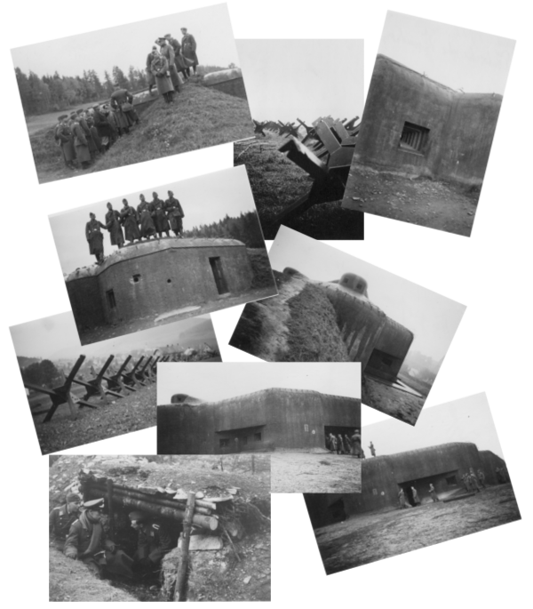 Tschechiche Bunkeranlagen in Troppau, Oktober 1938